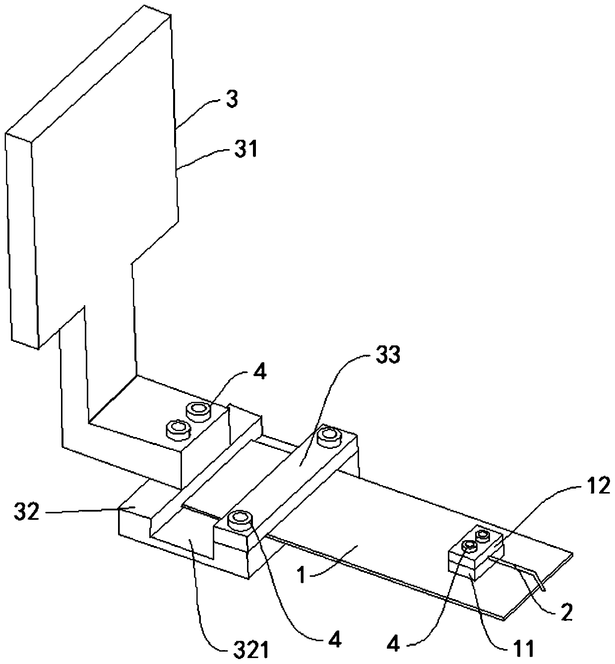 A kind of probe structure used in wat detection machine