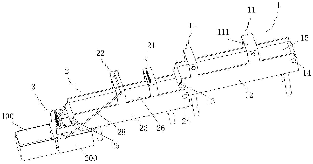 Large-particle-size coal gangue classifying and recycling device for tailings treatment