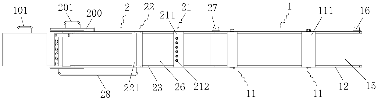 Large-particle-size coal gangue classifying and recycling device for tailings treatment