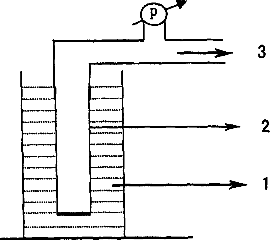 Method for synthesizing molecular sieve film using vacuum crystal method