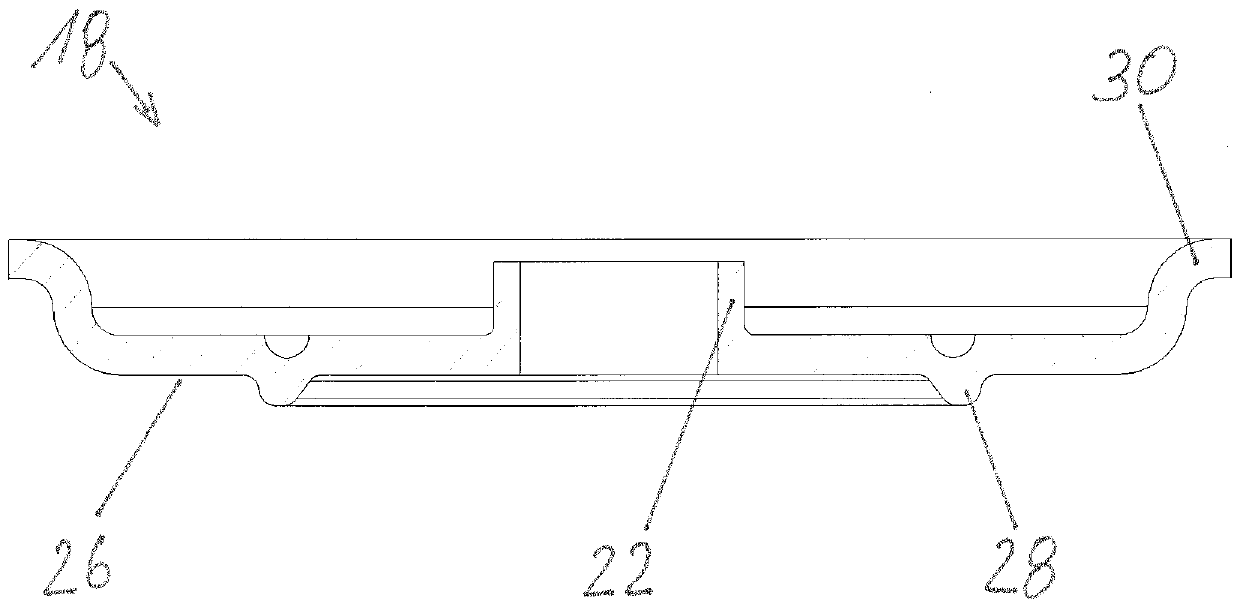 Domestic appliance having connecting element