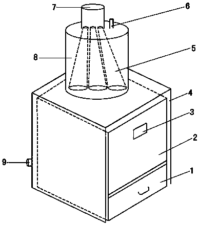 Furnace push-and-pull heating stove