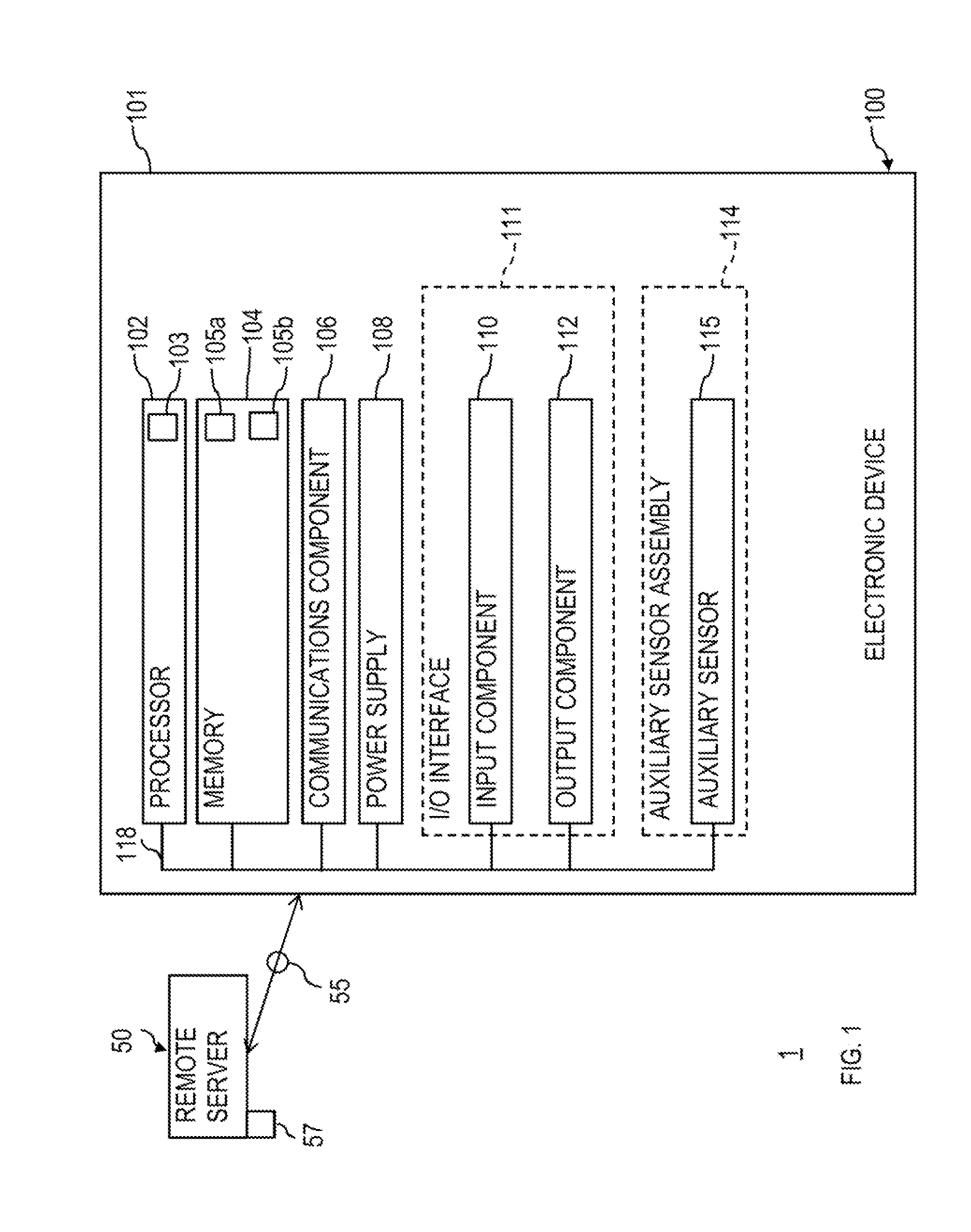 Temperature sensing display assemblies