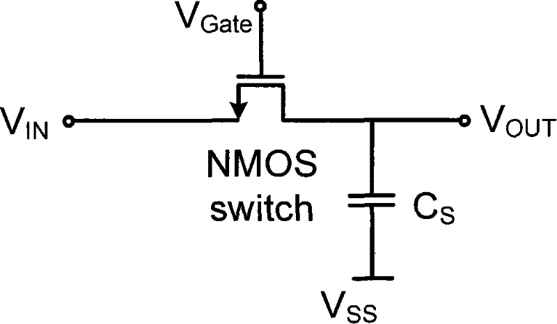 Dual bootstrap and voltage compensation technology-based A/D converter sampling switch