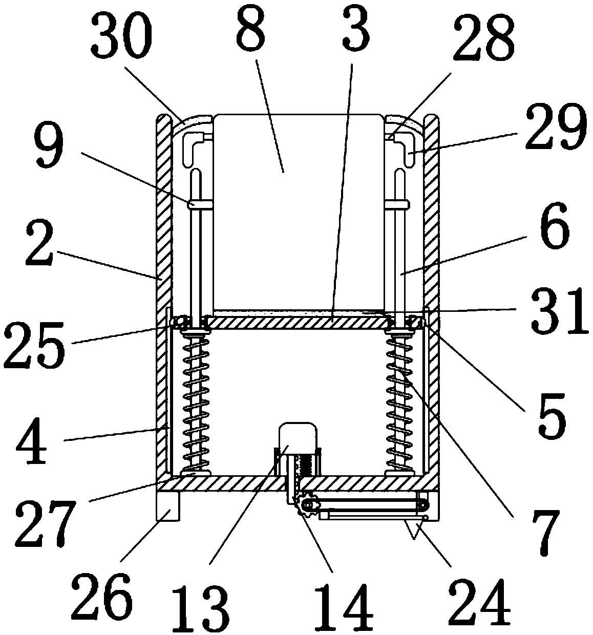 A special automatic control milling processing equipment for computer hard disk base