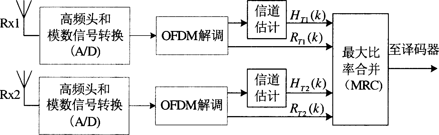 Emission diversity method for time-domain orthogonal frequency dividing duplexing system