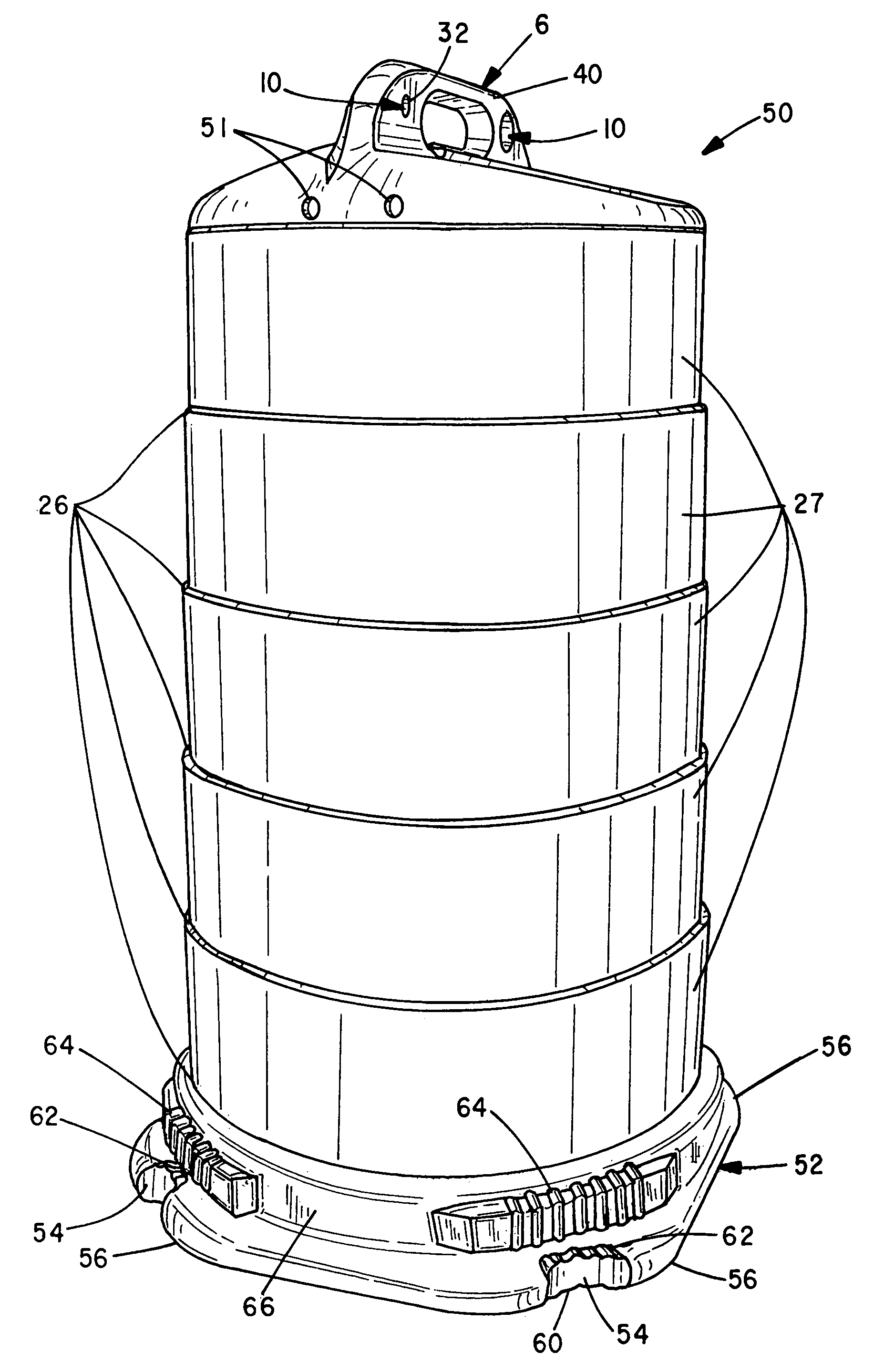 Traffic declineator barrel