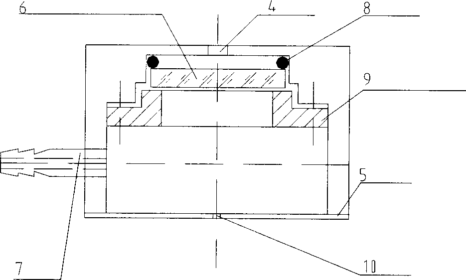 Laser Raman sample pool for gas analysis