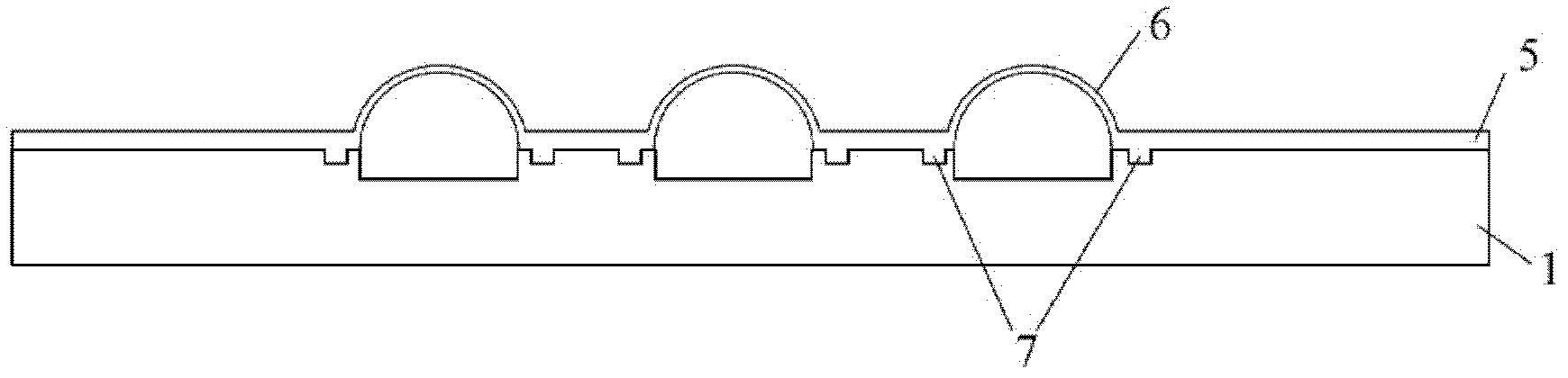 Wafer level packaging method of light emitting diode with adjustable lens focus