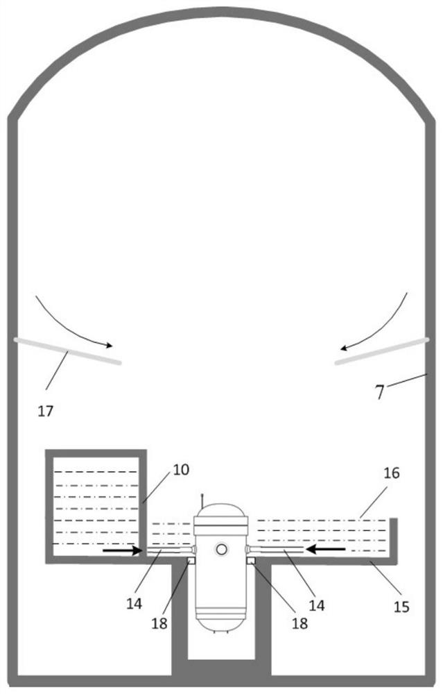 Full-range passive safety injection system