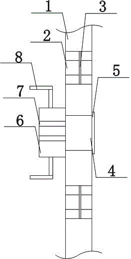 Detachable bed frame structure for building construction