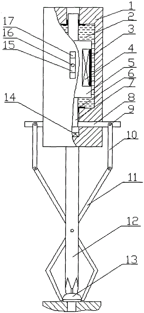 Phillips screwdriver with positioning anti-slip function based on magnetorheological effect