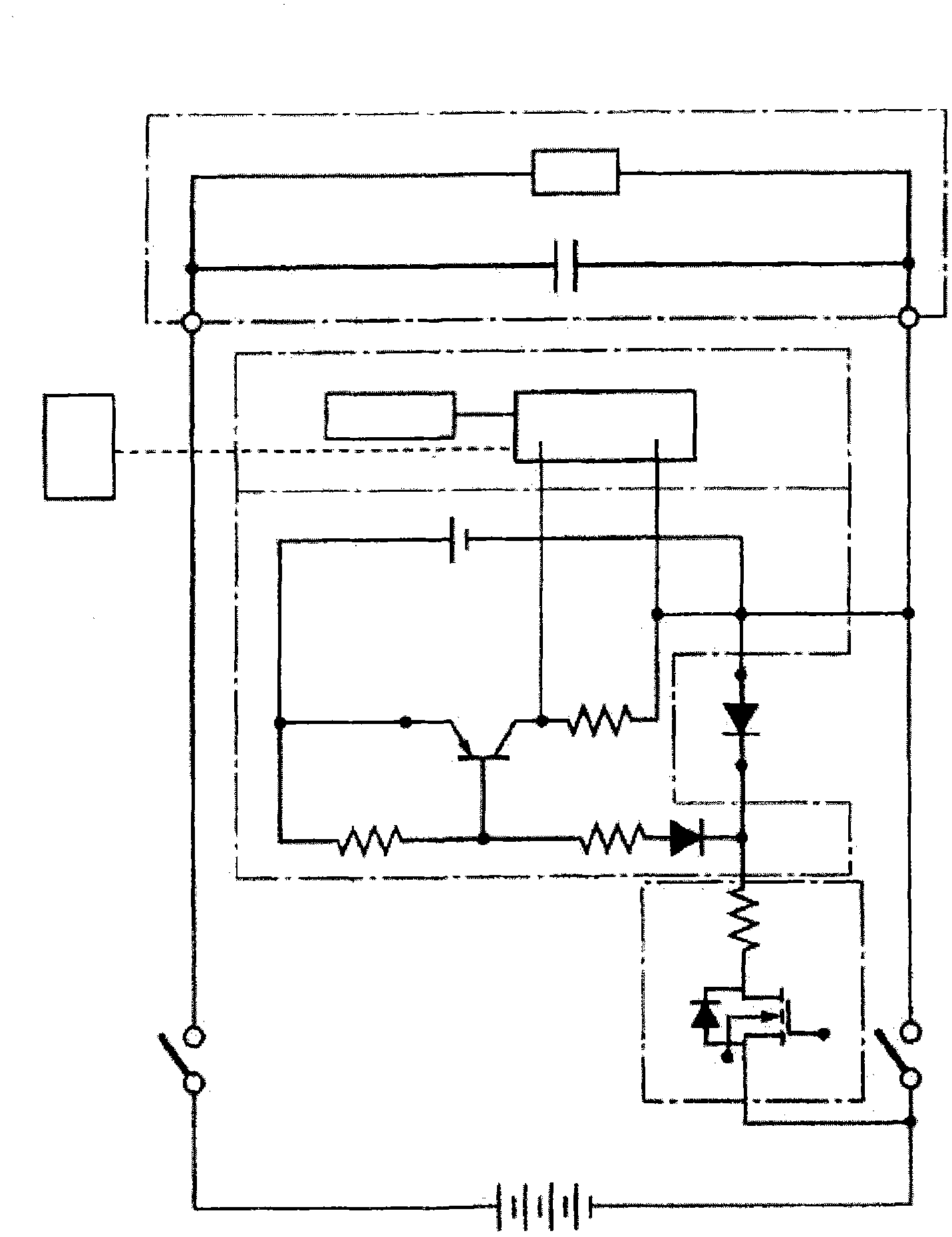 Micro-control unit for providing stable voltage for electric device and system for protecting electric device