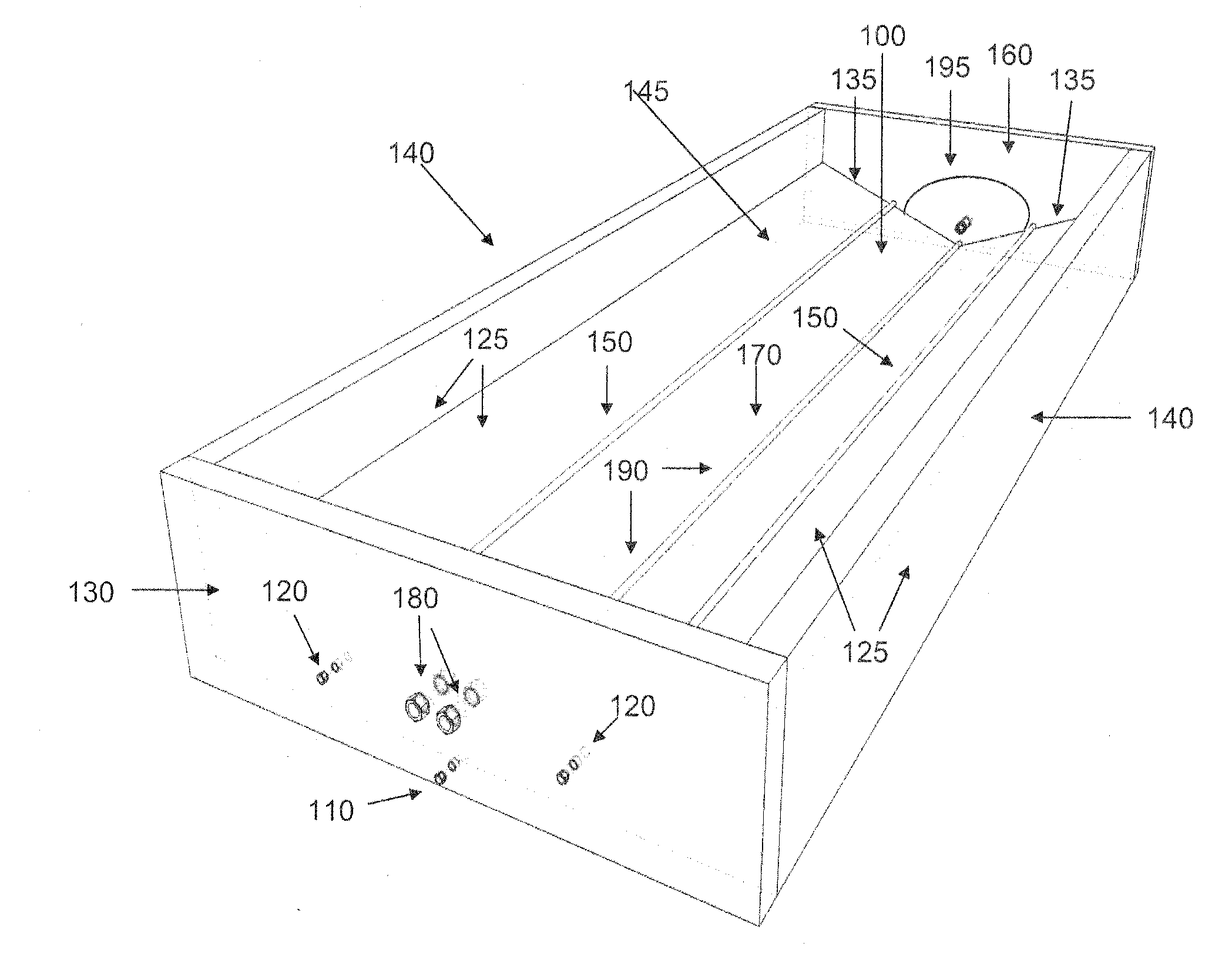 V-Trough Photobioreactor System and Method of Use