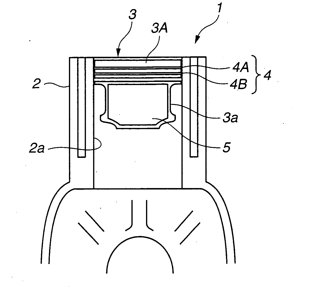 Piston for internal combustion engine