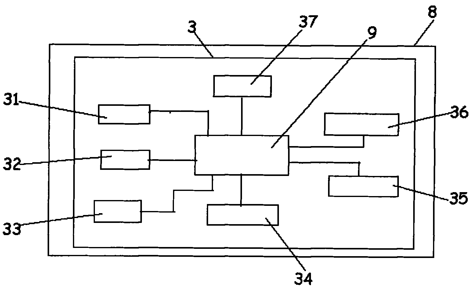 Soil moisture content detection device based on mode of Internet of things and detection method thereof