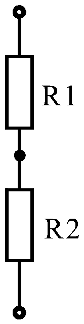 Four-footed scale, and pressure sensing circuit and weighing method thereof