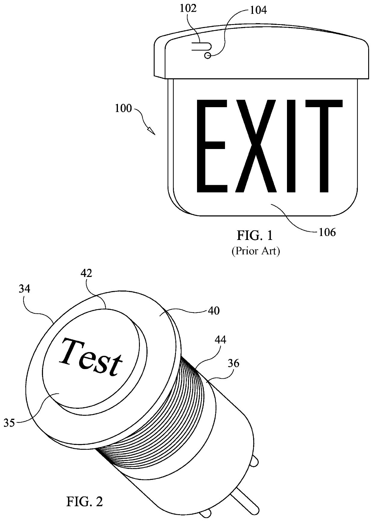 Safety sign having a safety switch with an integrated light