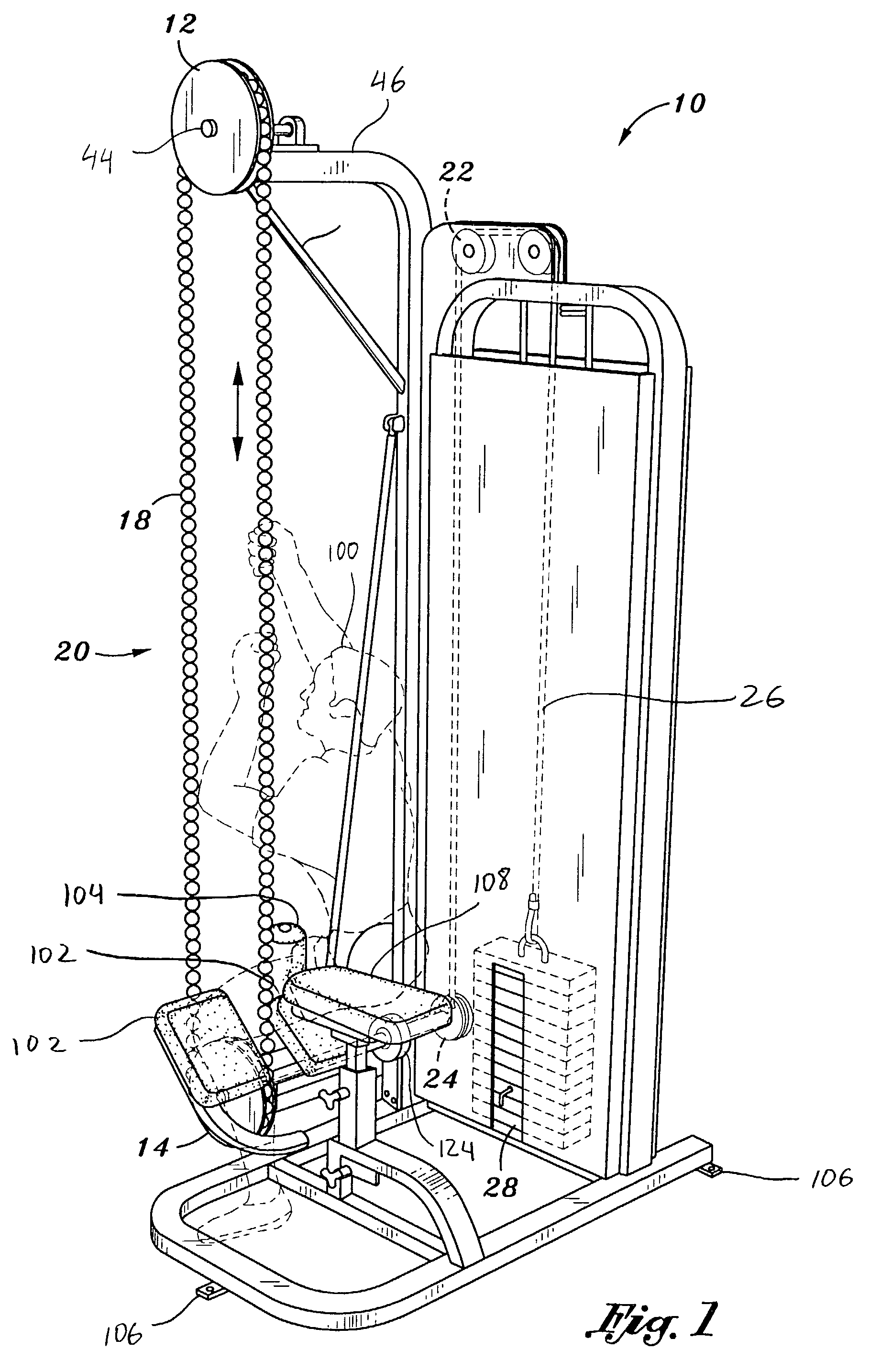 Rope climbing simulator