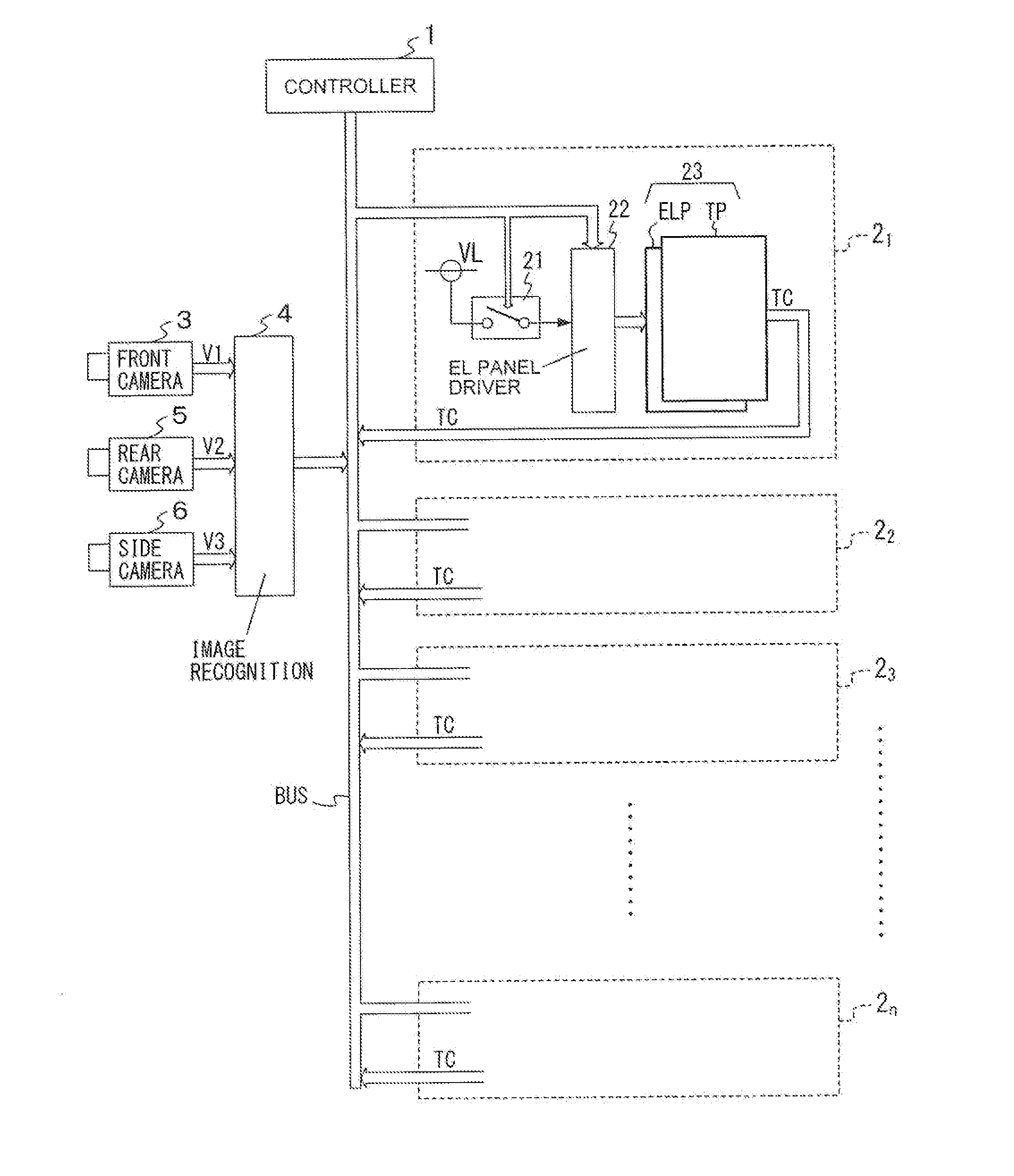 System for detecting surrounding conditions of moving body