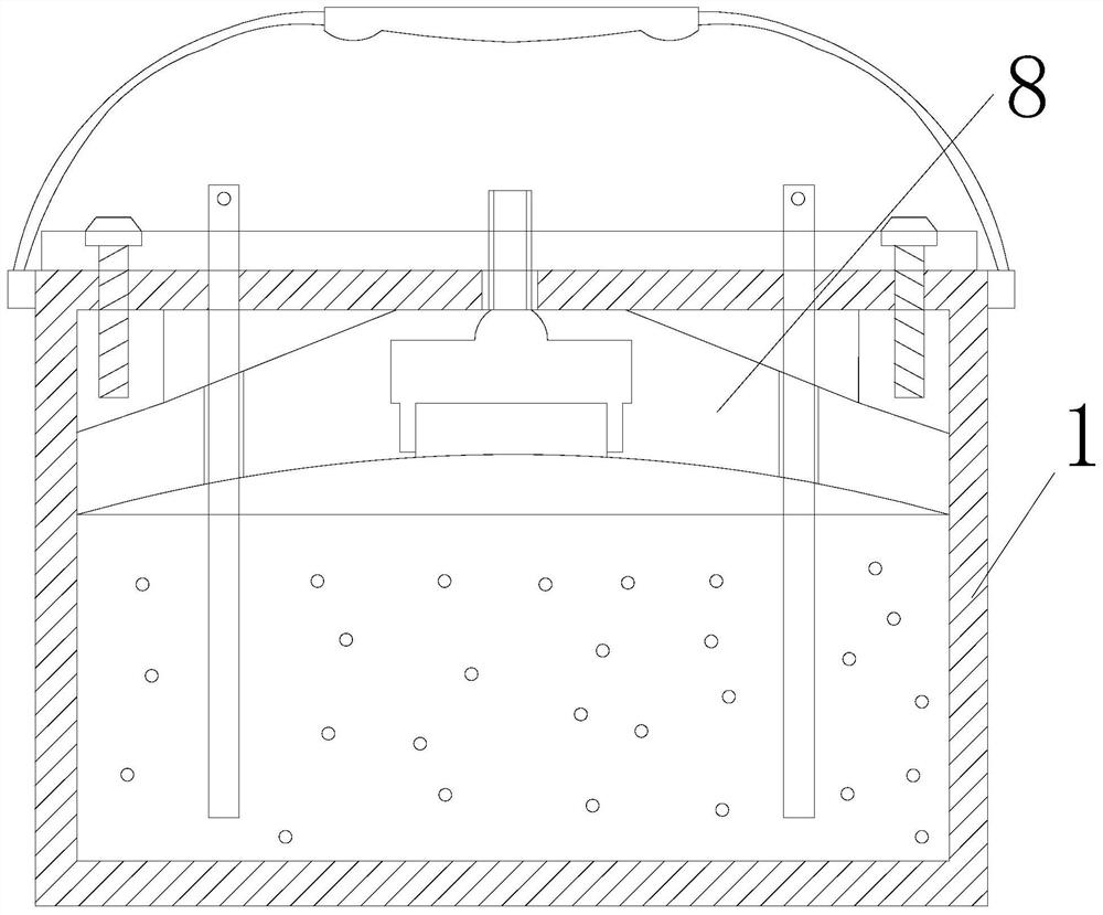 A deformation-constrained battery module structure based on lithium battery overcharge and discharge swelling