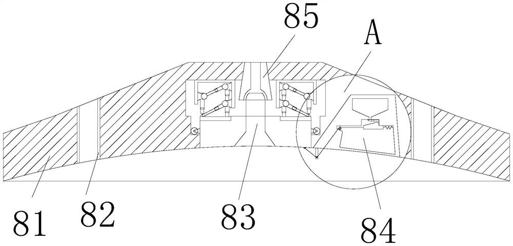 A deformation-constrained battery module structure based on lithium battery overcharge and discharge swelling