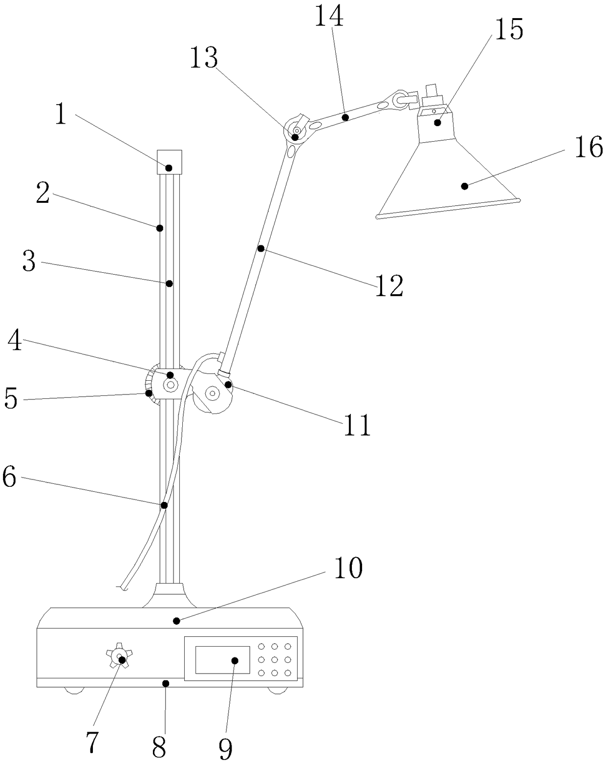 Multifunctional household LED floor lamp