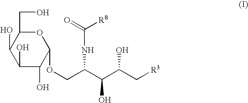 Glycolipids derivatives, process for production of the same, intermediates for synthesis thereof, and process for production of the intermediates