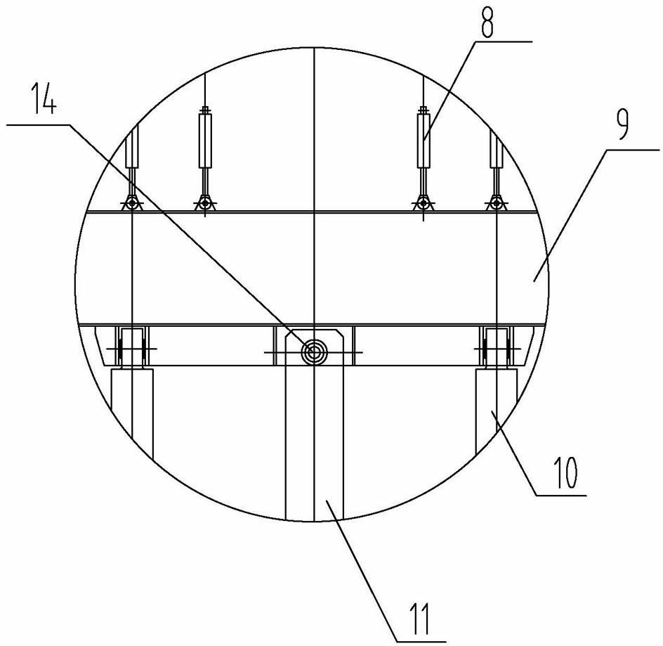 Full flat type balance vertical ship lift adaptive to ship reception chamber outlet-inlet water