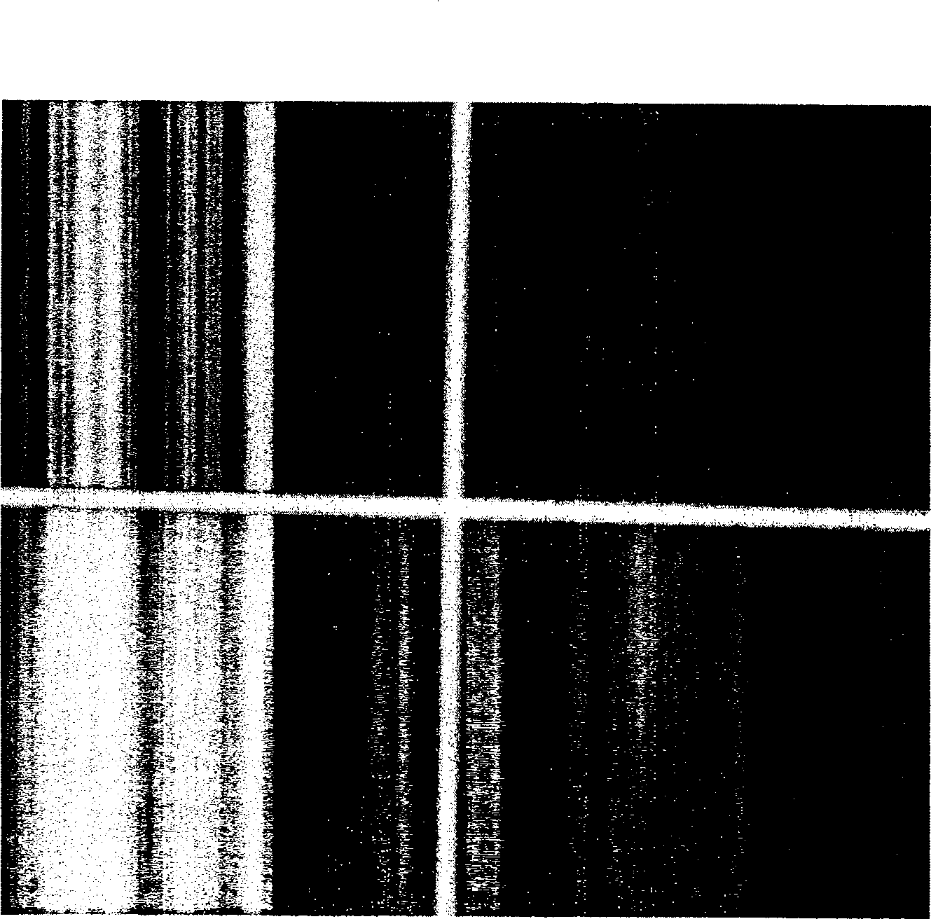 Electron beam alignment mark manufacture method and its uses