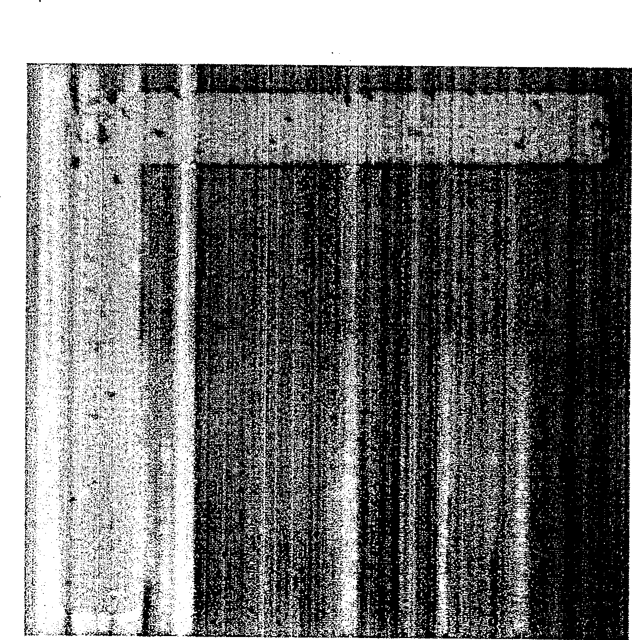 Electron beam alignment mark manufacture method and its uses