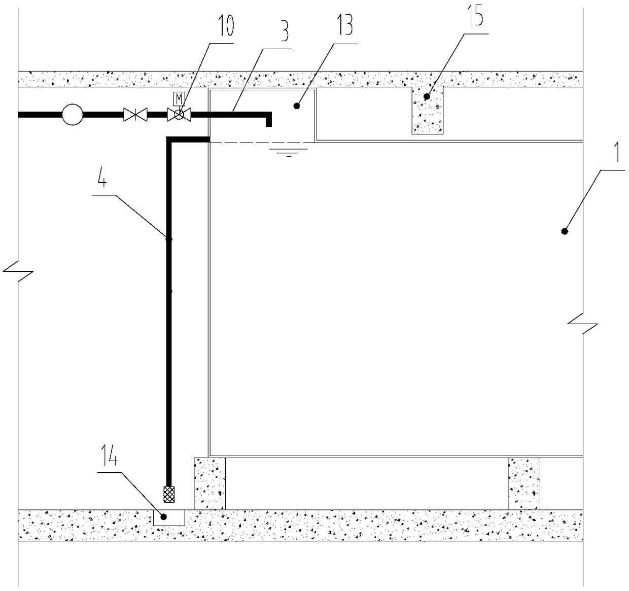 Intelligent multifunctional fire water tank system and control method thereof