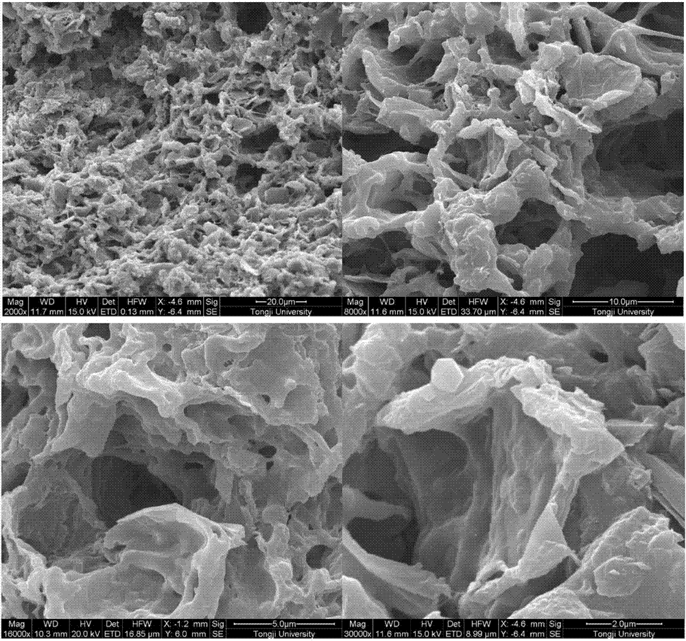 Graphene polymer pressure sensitive composite material and preparation method thereof