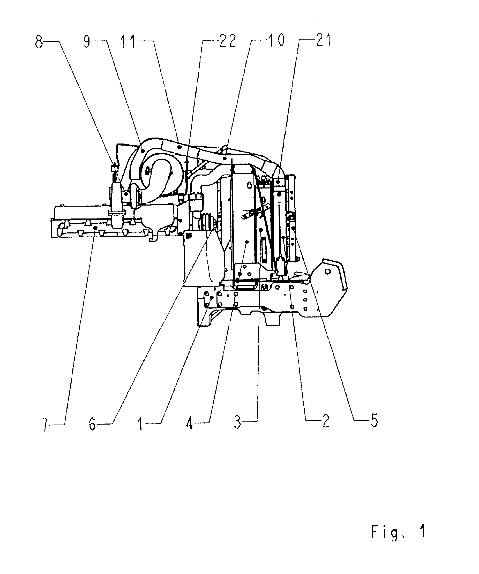 Cooler arrangement for agricultural implements