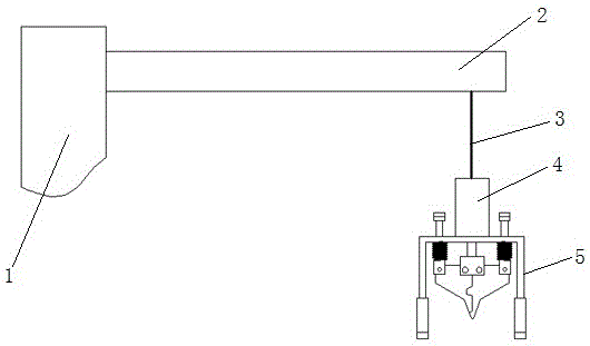 Wheel rim clamp ring dismounting device and dismounting method thereof