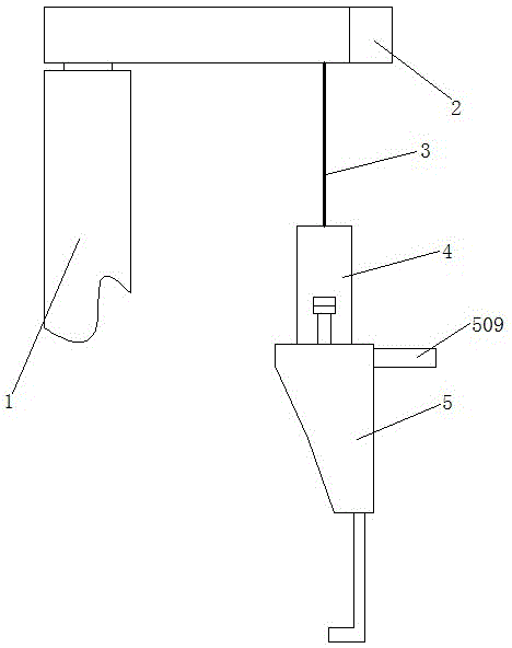 Wheel rim clamp ring dismounting device and dismounting method thereof