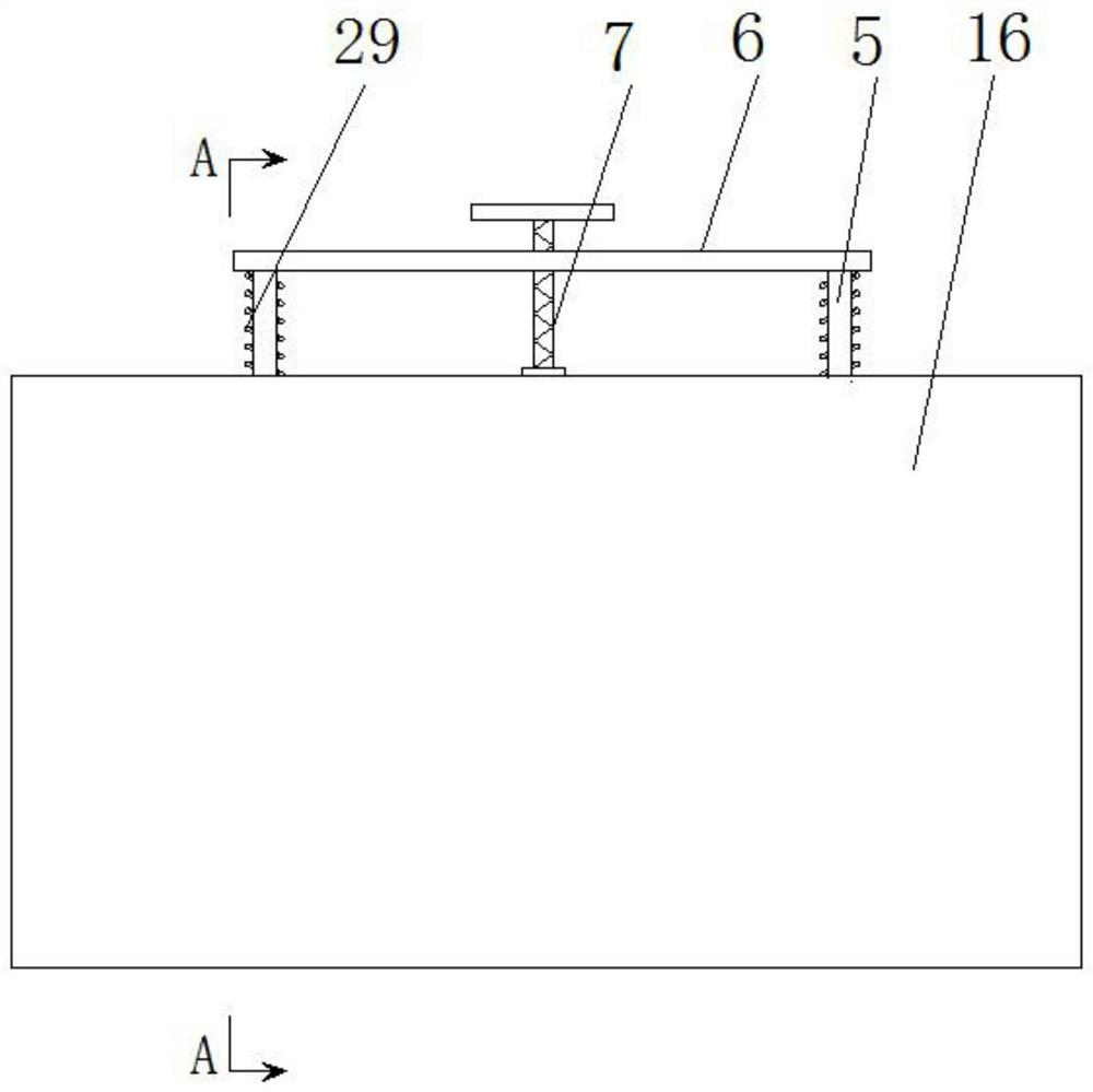 A linear metal material wire drawing device