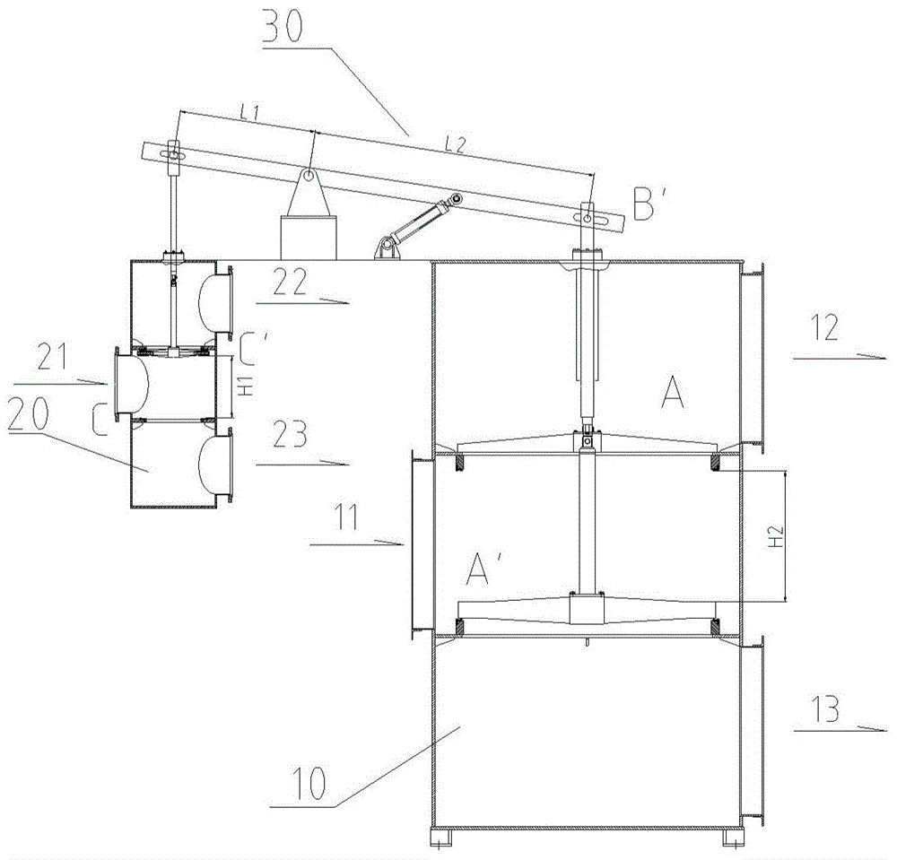 Mechanical linkage shut-off valve