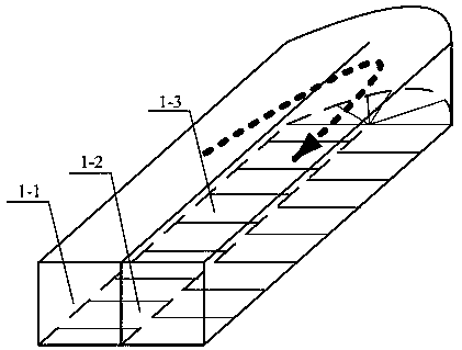 U-shaped mobile parking lot and use method thereof