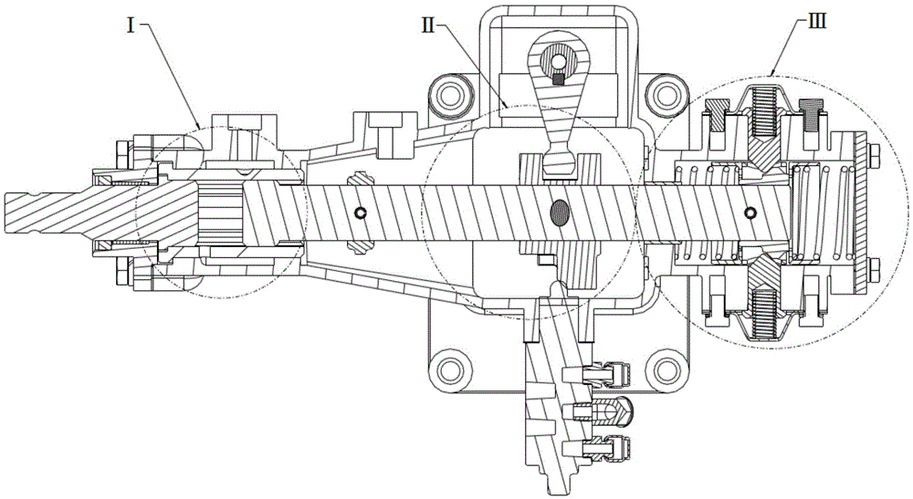 A transmission double h control mechanism