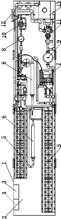 Container type sewage treatment system