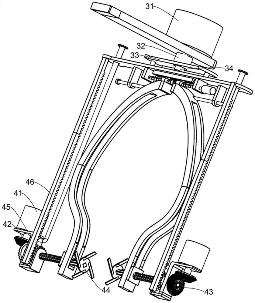 Rotary nursery stock pruning device