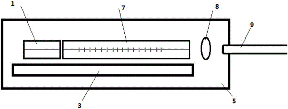 Wavelength thermal tuning device of external cavity semiconductor laser and synchronous thermal tuning method