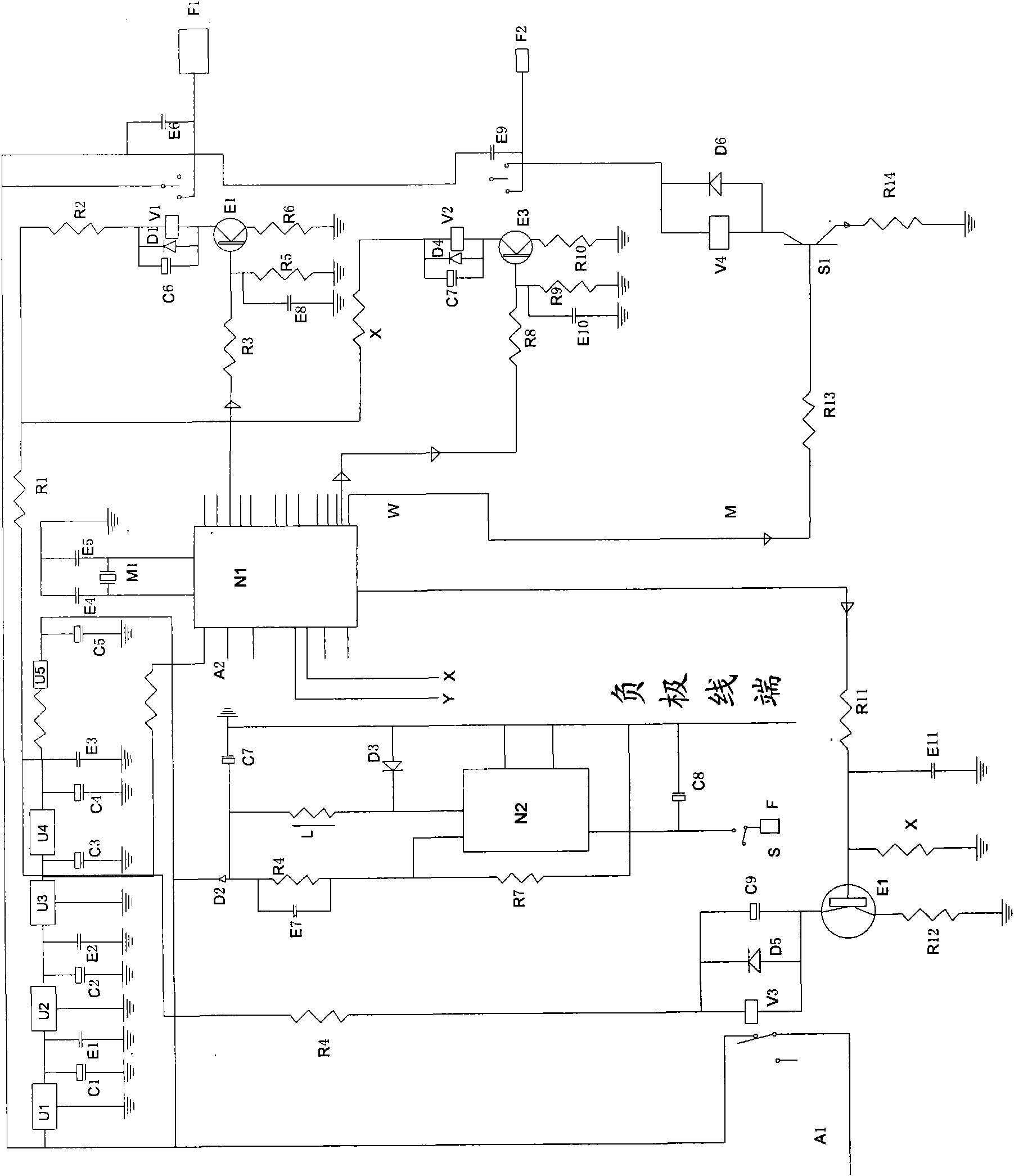 Energy-saving controller capable of adjusting energy output automatically