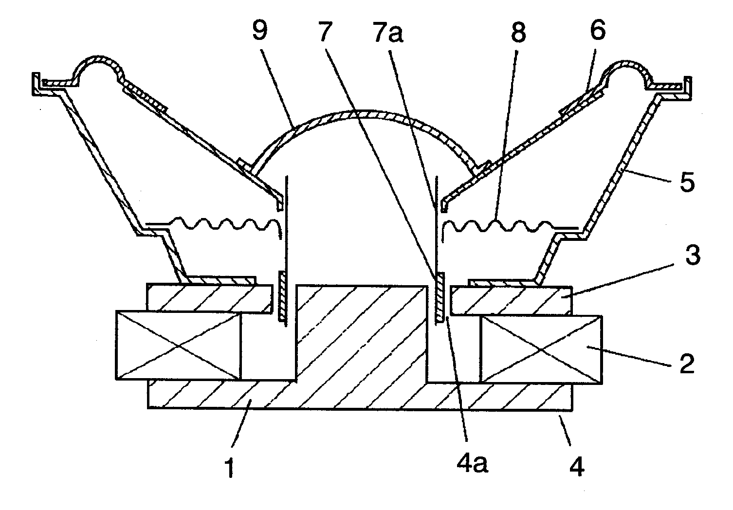 Loudspeaker damper, manufacturing method thereof, and loudspeaker and electronic device using the same