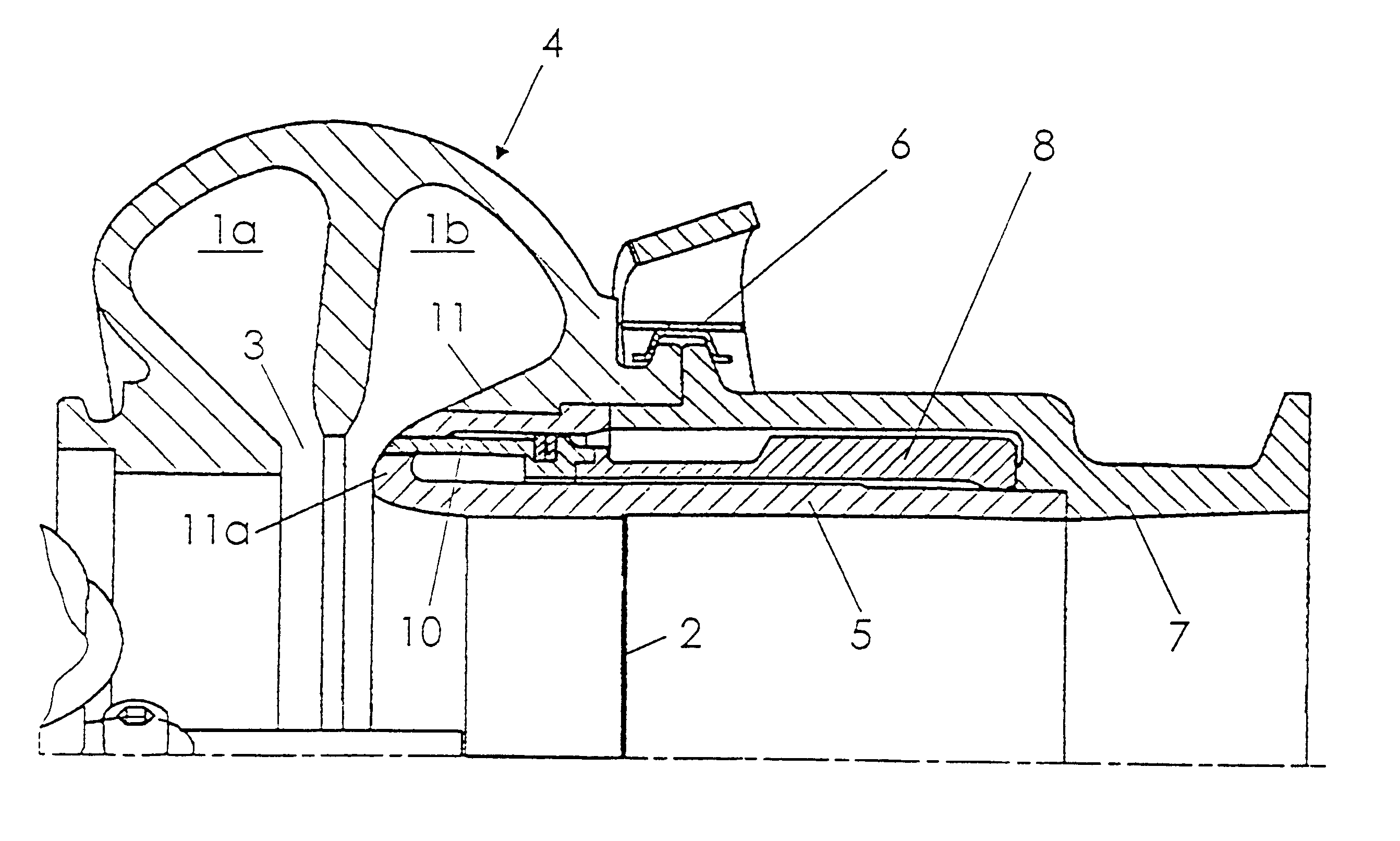 Exhaust gas turbocharger turbine