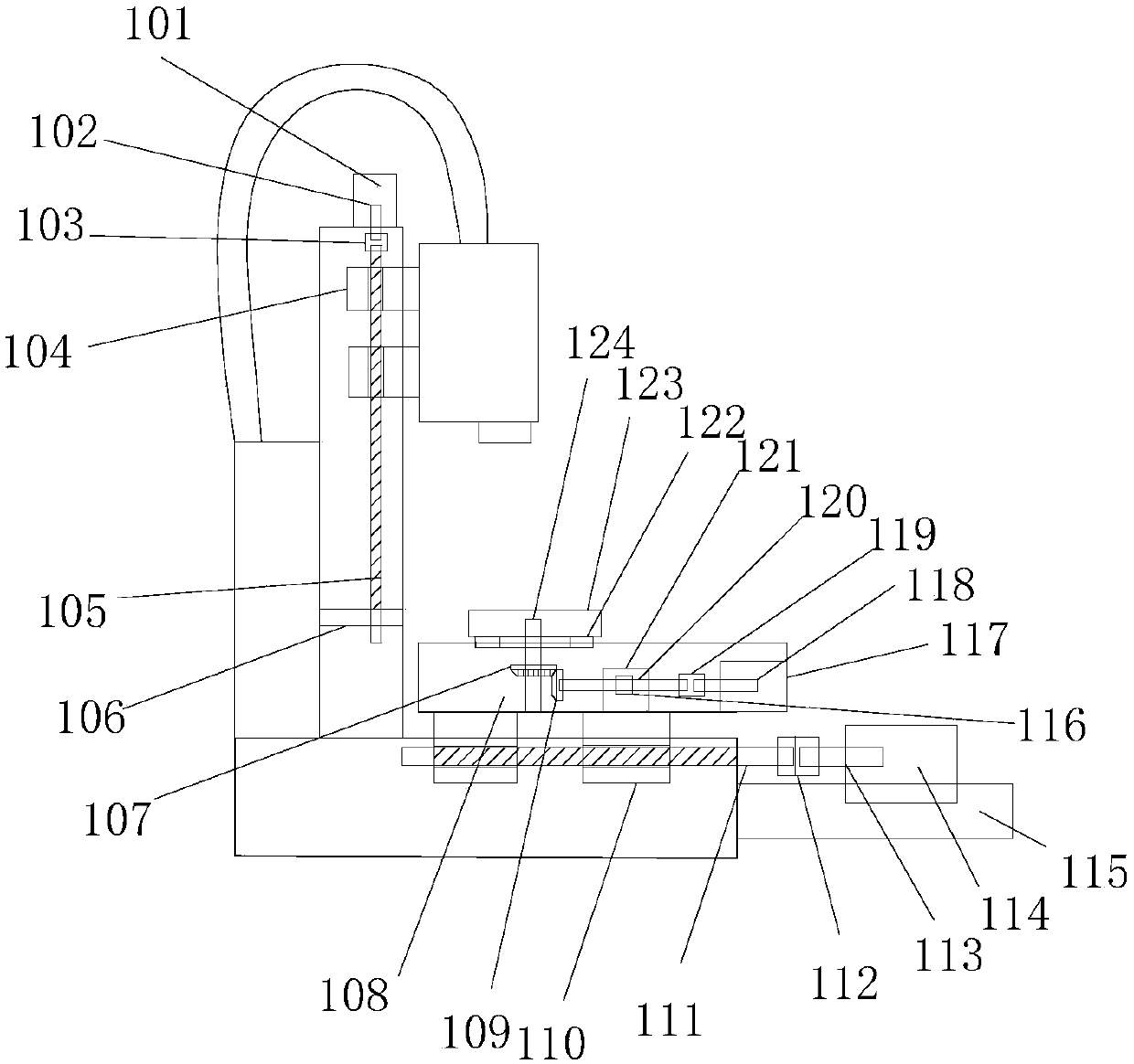 Light open type three-axle linkage numerical control milling machine