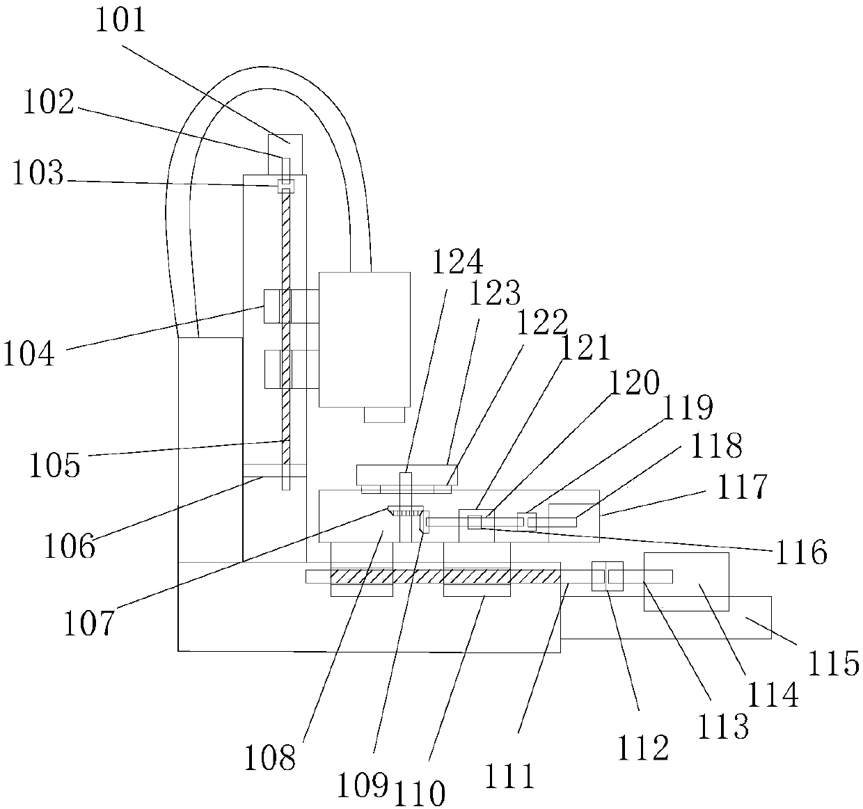 Light open type three-axle linkage numerical control milling machine