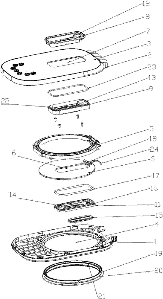 Steam valve fixing structure of electric cooker, and electric cooker