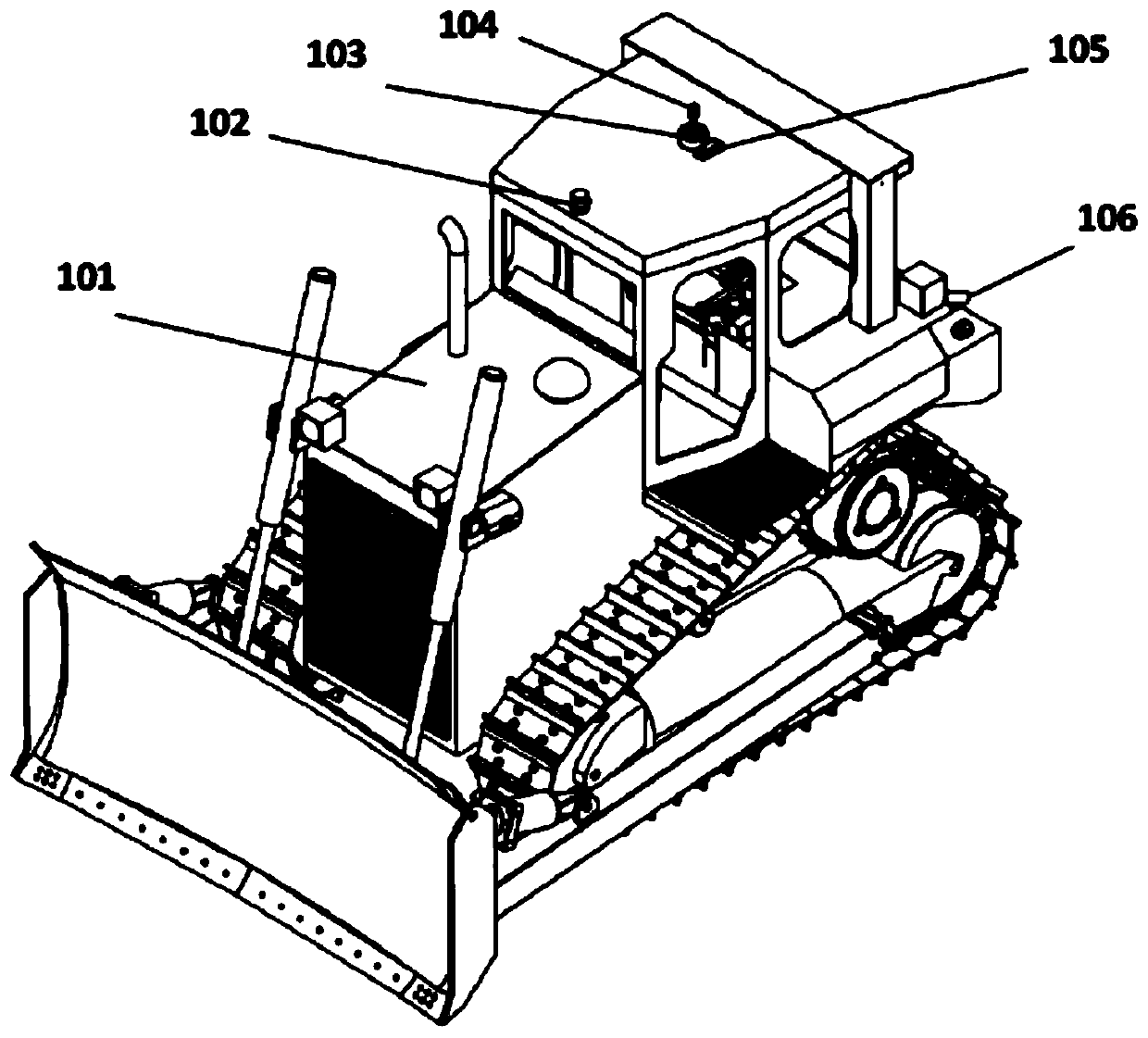 Pure electric drive unmanned coal pusher